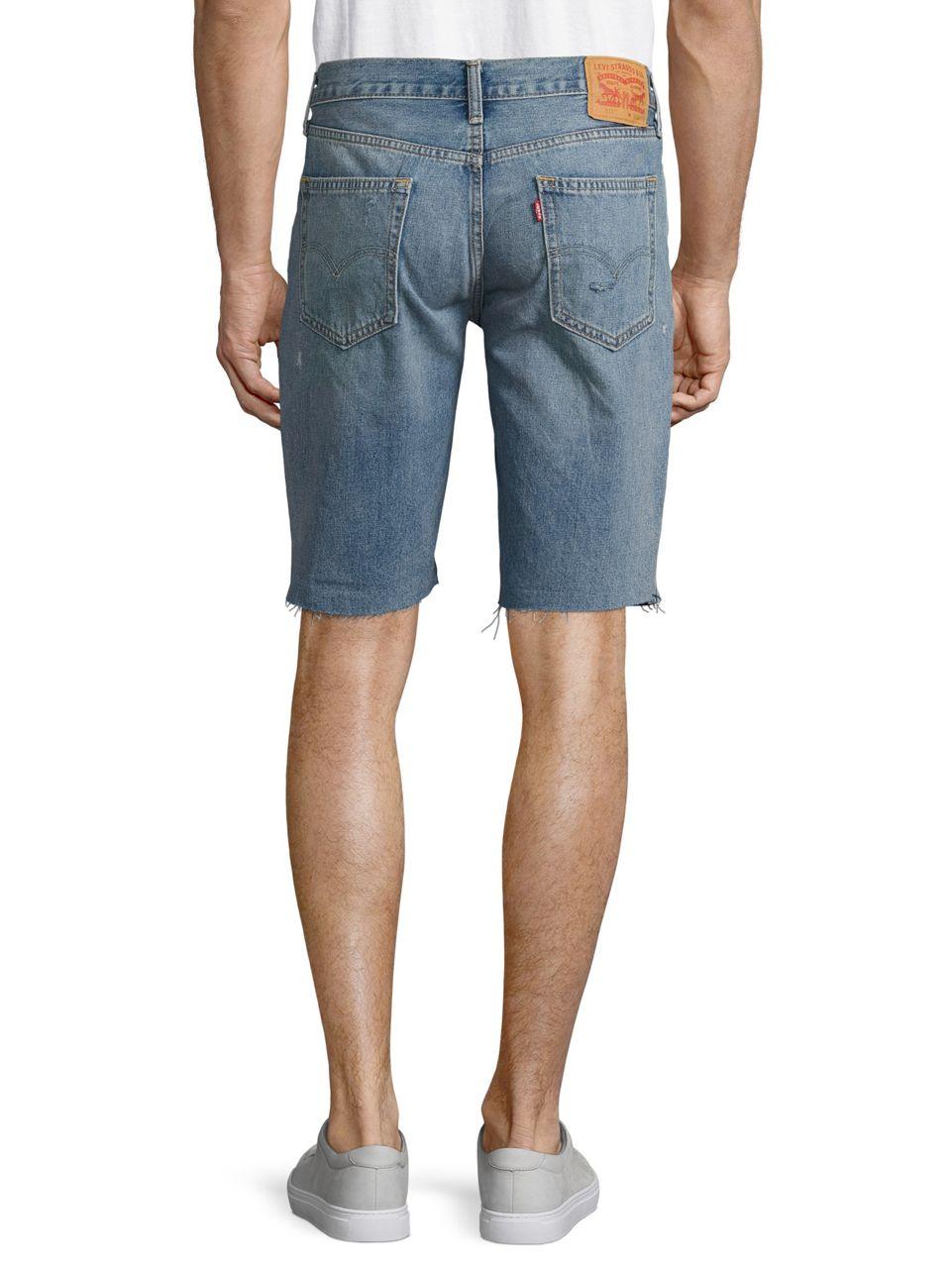 Lyst Levi'S 511 Slim Fit Cutoff Shorts in Blue for Men